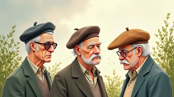 Les trois chapeaux qui tiennent la pluie sans faire vieux
