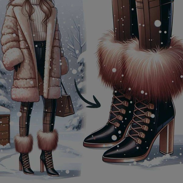 Comment assortir des bottes fourrées avec une tenue élégante par temps de neige?